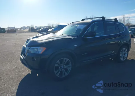 2012 BMW X3 xDrive35I from USA, damaged, VIN 5UXWX7C50CL889552